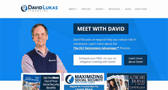 Desktop Screenshot of davidlukasfinancial.com